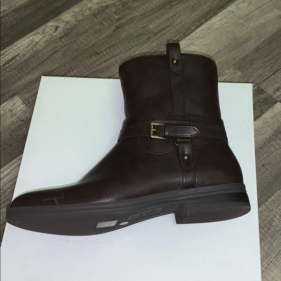 Style & Co. Womens State Faux Leather Flat Booties - Picture 6 of 9